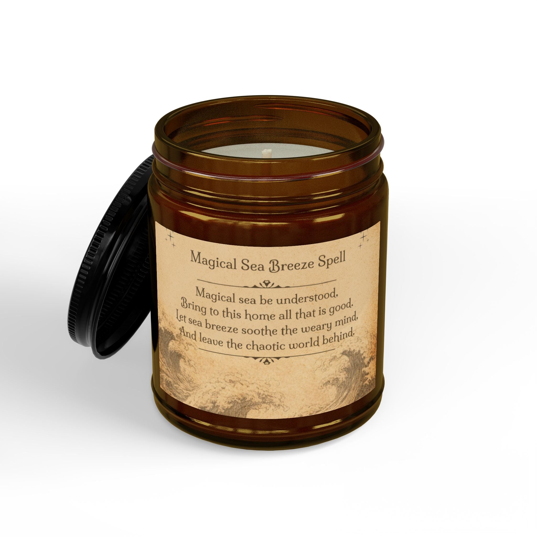 Magical Sea Breeze Spell Candle Jar | Soy Candle 4oz 9oz