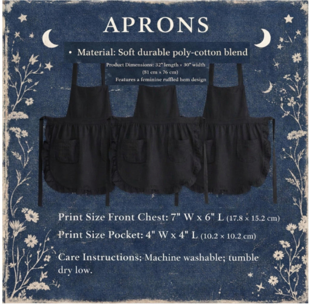 Sea Witch Ruffled Apron