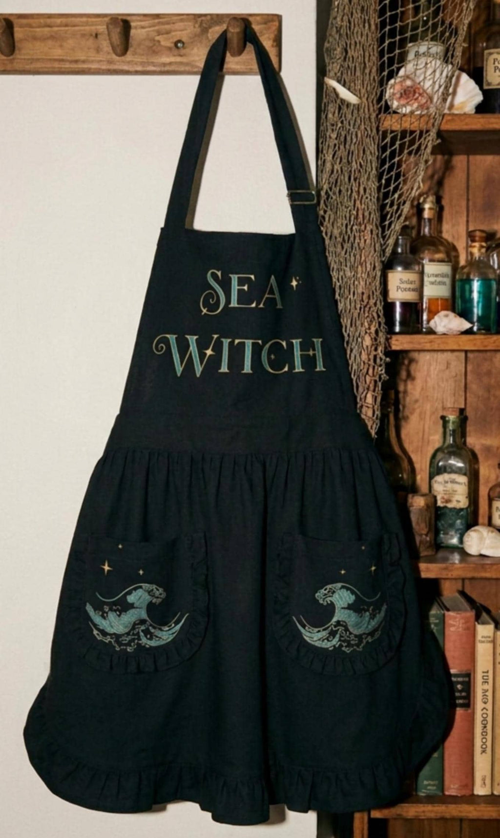Sea Witch Ruffled Apron