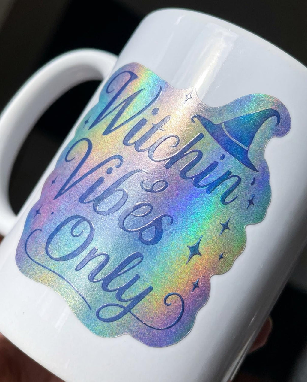 Witchin' Vibes Only Mug | 11oz Halloween Witch Hat Coffee Cup